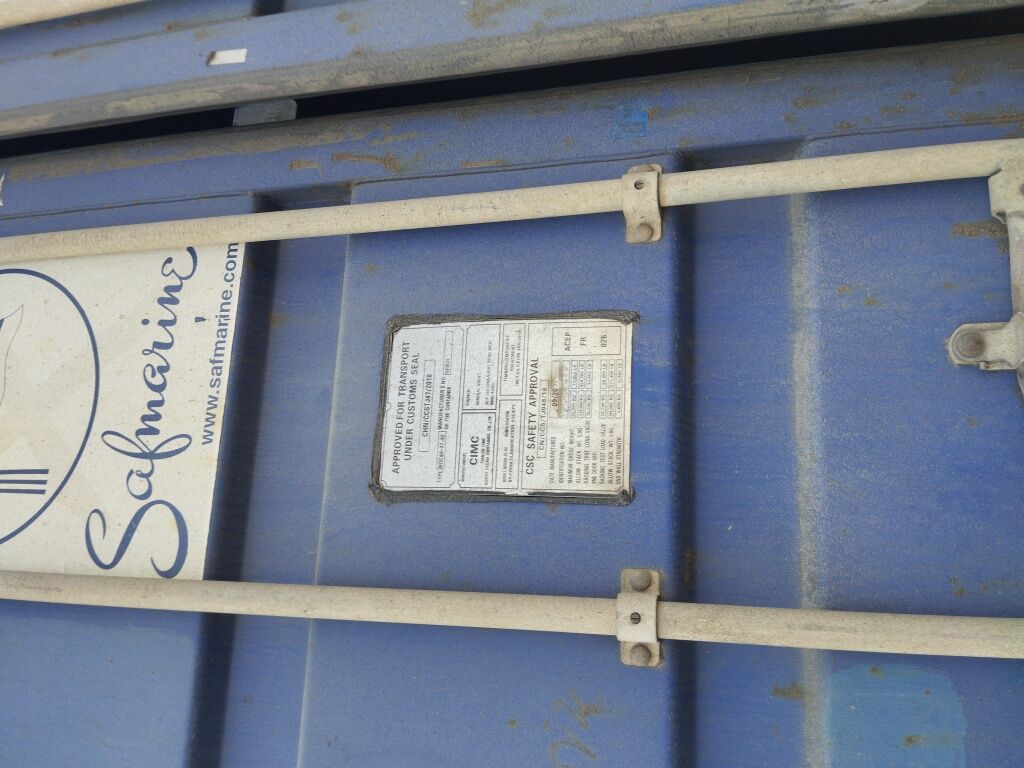 Морской контейнер МК 40фт HC MSKU8321384 б.у. 4