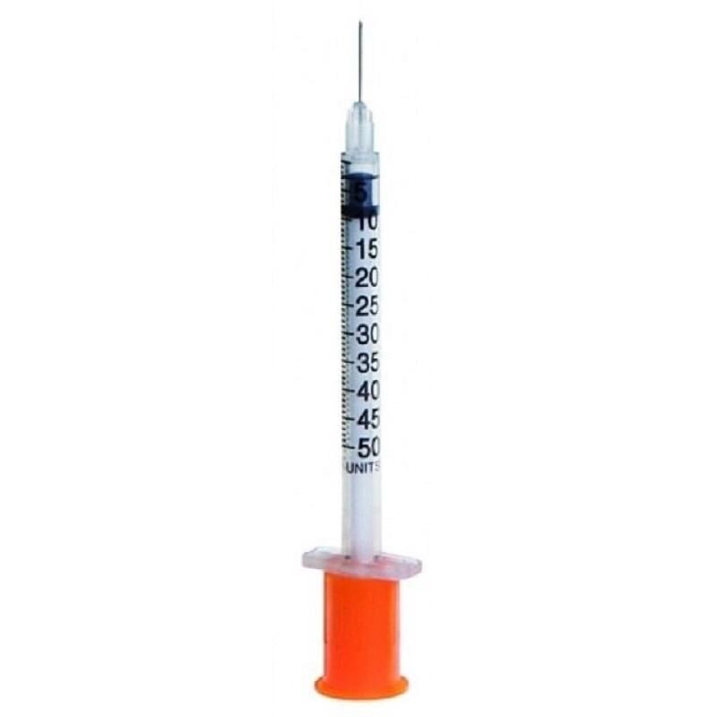 Шприц инсулиновый BD Micro-fine plus 0.5 мл U-100 29G (0.33x12.7 мм, 10 штук в упаковке)