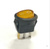 Переключатель круглый с подсветкой мини KCD1-204/N on-off, 3 контакта, 3A,12V (жёлтый) #1