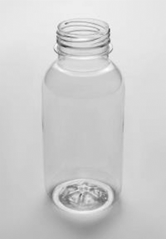 Бутылка пластиковая 0,3 л прозрачная Бочонок 25 г