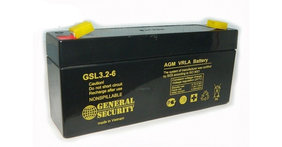 GSL 6 - 3.2 GS Аккумулятор 6В - 3.2Ач