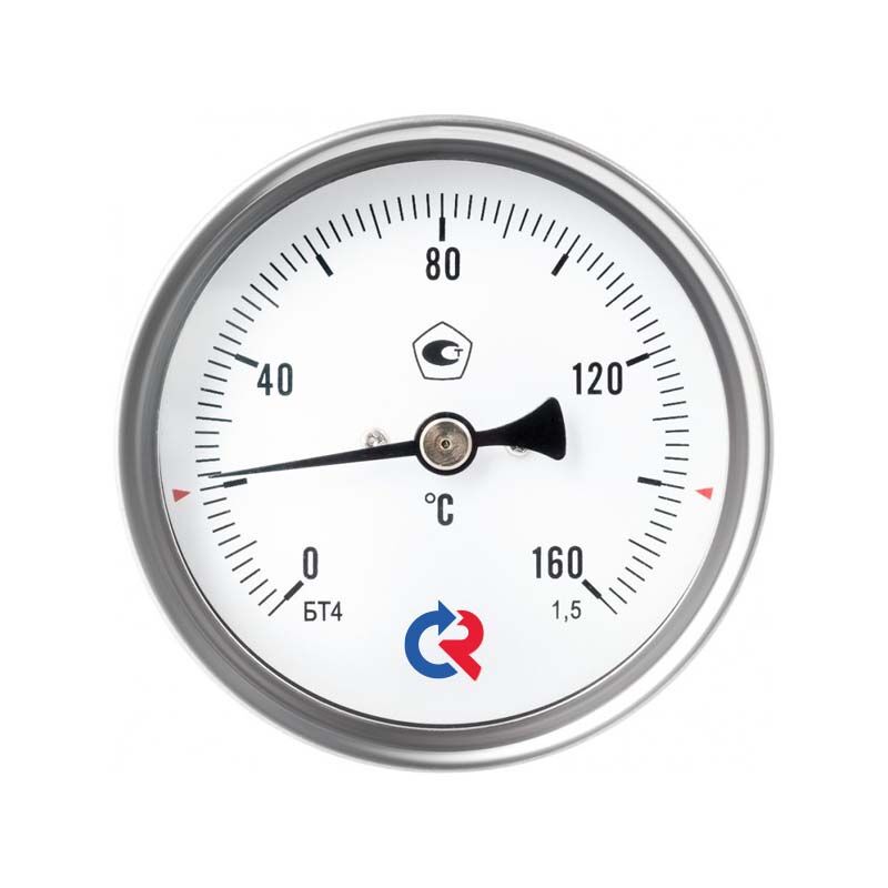 Термометр биметаллический БТ-41.211(0-120С)G1/2.100.1,5