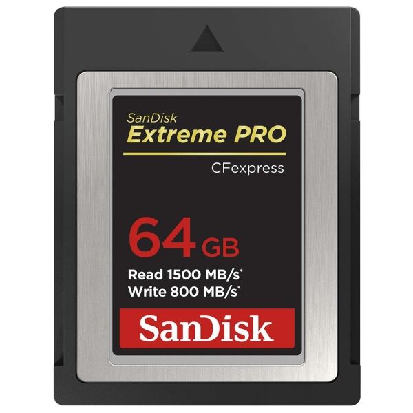 Карта памяти 64GB SanDisk SDCFE-064G-GN4NN Extreme PRO CFexpress Type B 1500/800MB/s
