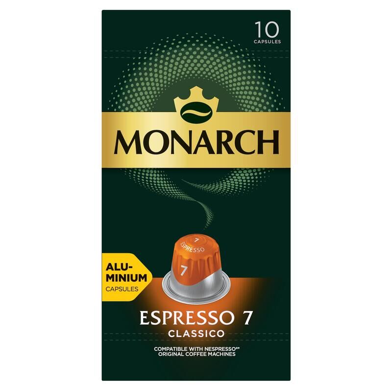 Кофе в капсулах для кофемашин Monarch Espresso 7 Classico (10 штук в упаковке)