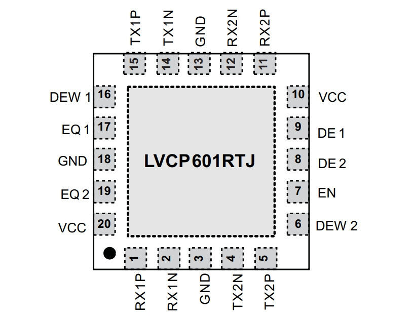 Микросхема SN75LVCP601RTJT TI