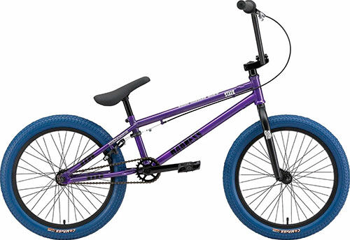 Велосипед Stark Madness BMX 4 (HQ-0014148) серо-фиолетовый/черный/темно-синий
