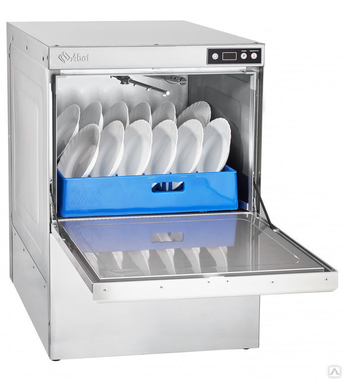 Посудомоечная Машина Abat МПК-500Ф-02 фронтальная, 2 дозатора, нерж.