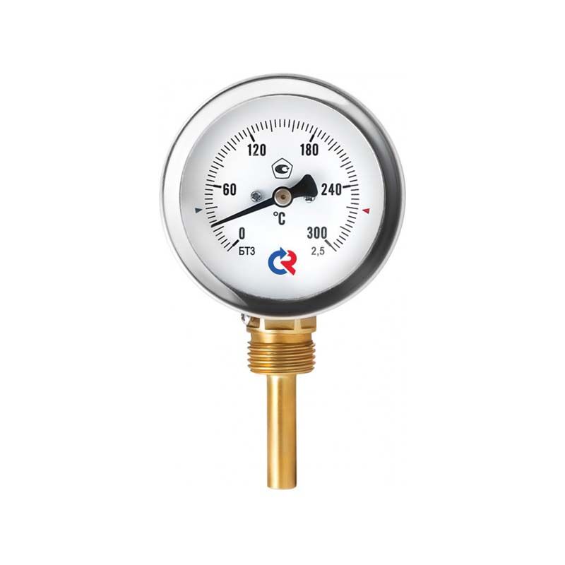 Термометр биметаллический БТ-32.211(0-300С)G1/2.46.2,5