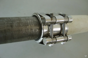 Межтрубное соединение - неразъемное, Тип: НСПС, Диам.: 32х32 мм, Мат-л: полиэтилен, сталь 