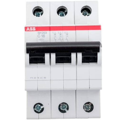 Автоматический выключатель 3пол 16A, 4,5кА, АВВ ABB