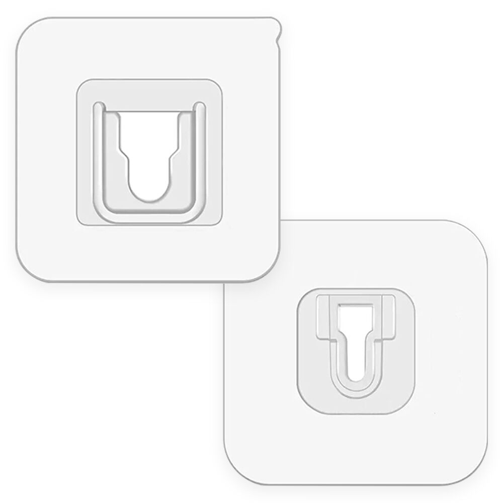 Универсальный самоклеящийся крючок из двух пластин (набор 2 шт)
