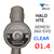 Краскопульт Walcom Genesi HTE Clear (1.4мм) Carbonio 360 EVO HALO для лака, верхний бачок, манометр #2
