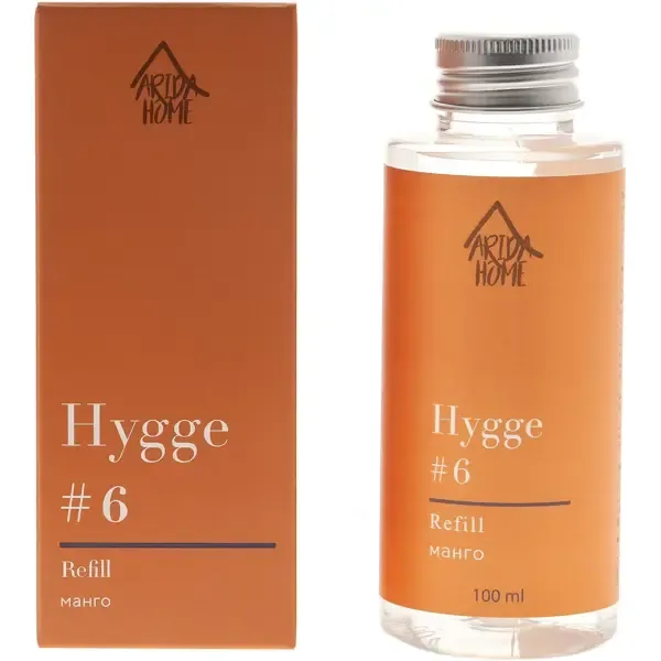 Наполнитель для диффузора Hygge 6 аромат манго 100 мл ARIDA HOME #6