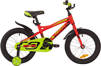Велосипед Novatrack 16'', TORNADO, красный, 133958 165ATORNADO 16'' TORNADO красный 133958 165ATORNADO