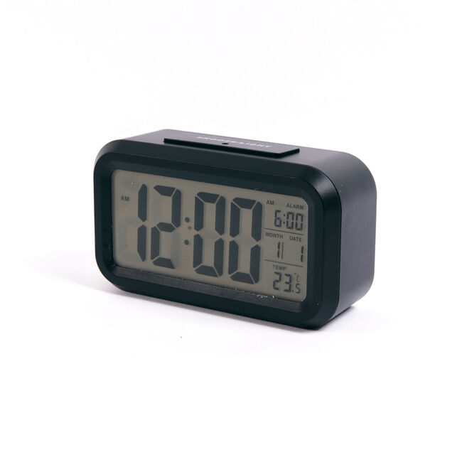Электронные часы EC-137B Сигнал, будильник, термометр, подсветка дисплея, бат. 3*AAA
