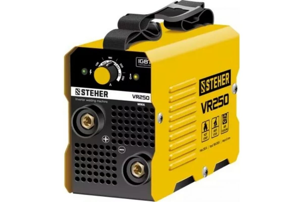Сварочный аппарат инверторный STEHER ММА, 250 А, , макс. электрод Ø 5.0 мм (VR-250)
