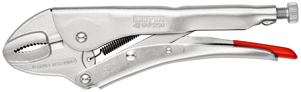 Зажим ручной, круг 40 мм, квадрат 20 мм, под ключ 30 мм, длина 250 мм Knipex KN-4104250