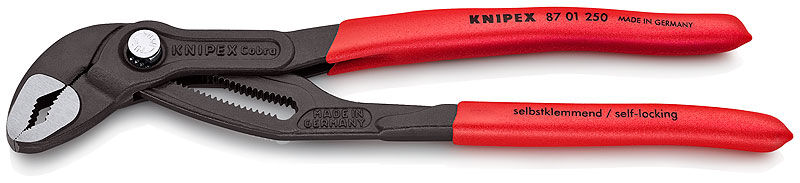 Клещи переставные COBRA, зев 50 мм, длина 250 мм, фосфатированные, обливные ручки Knipex KN-8701250