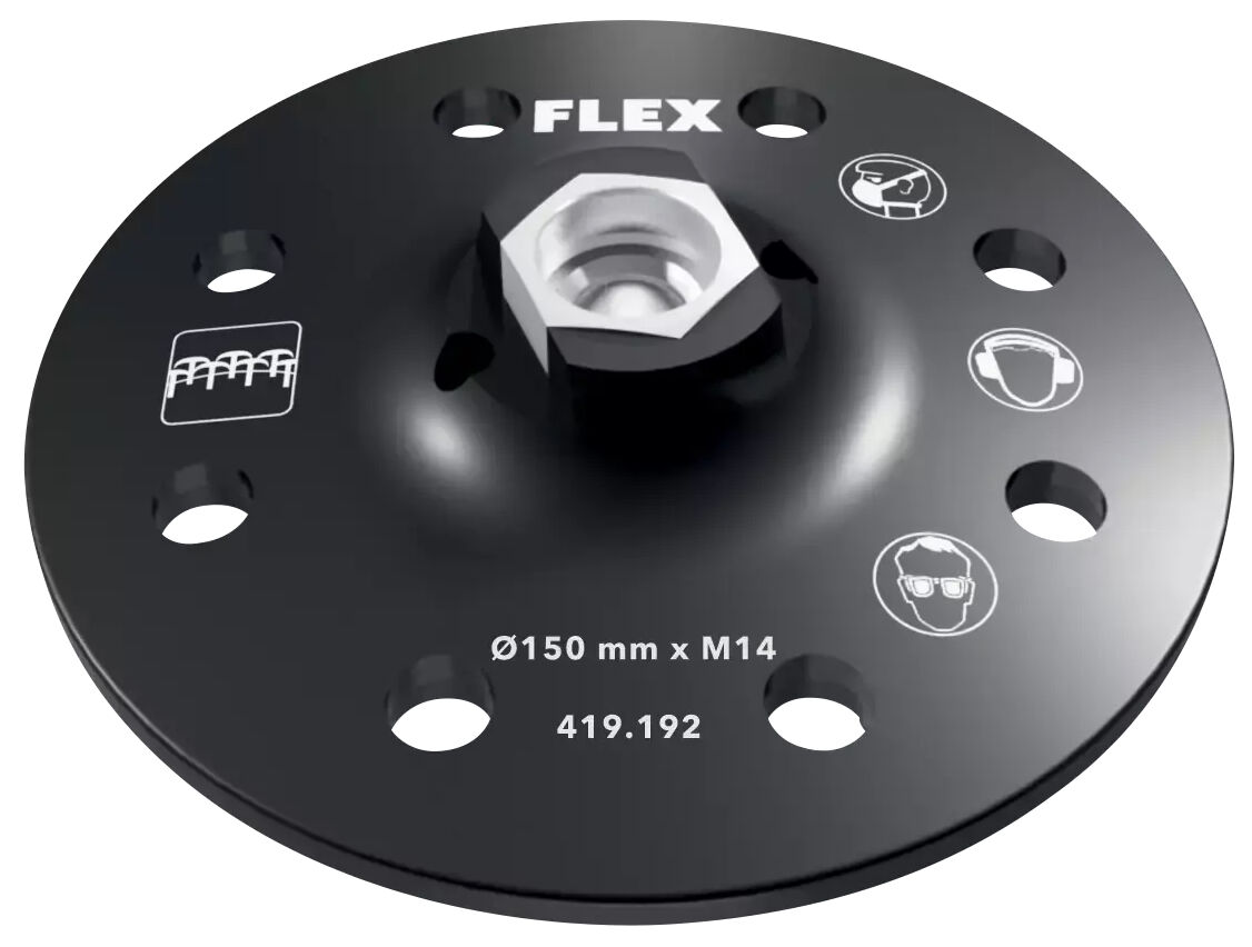 Тарелка шлифовальная круг Flex с креплением на "липучке" SP D150-8/6 H/F SP D150-8/6 H/F M14