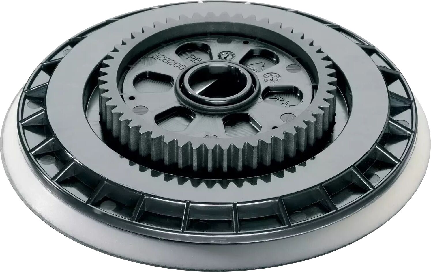 Тарельчатый круг Flex с креплением шлифовальных средств на "липучке" с зубчатым колесом BP-M D140 XC