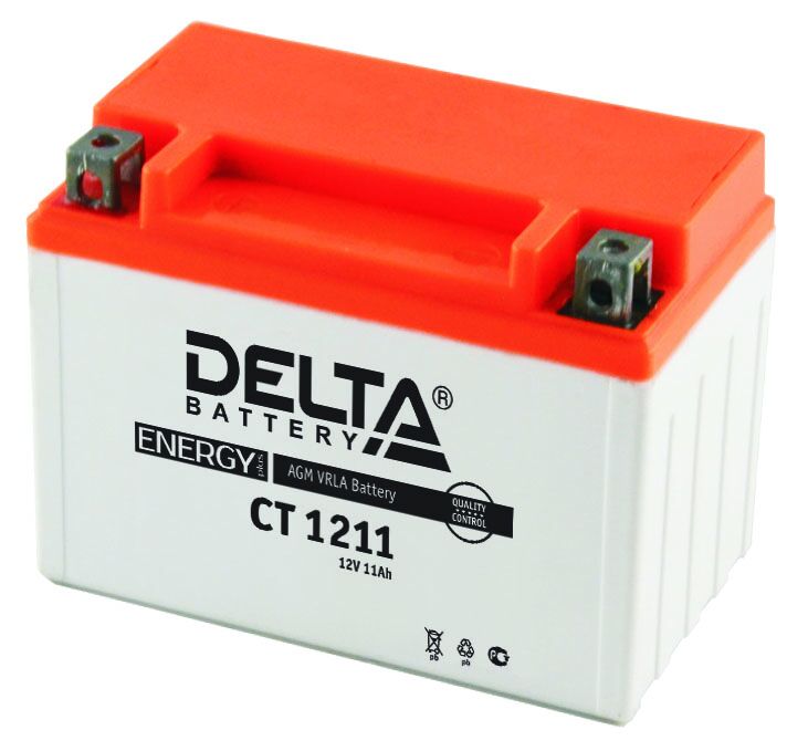 Аккумулятор Delta CT 1211 YTZ12S, YTZ14S