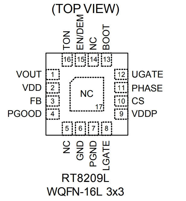 Микросхема RT8209LZQW JX Richtek