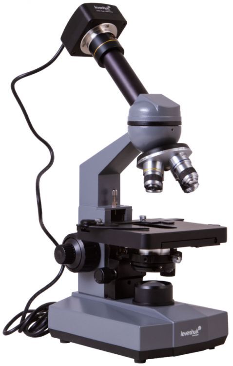 Микроскоп Levenhuk D320L PLUS 73796 цифровой, 3,1 Мпикс, монокулярный