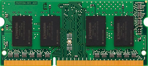 Оперативная память Kingston SO-DIMM DDR3L 2Gb 1600MHz (KVR16LS11S6/2)