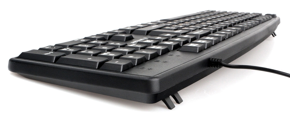 Клавиатура "Gembird" KB-8351U-BL, USB, 104 клавиши, кабель 1,5м, чёрный 3
