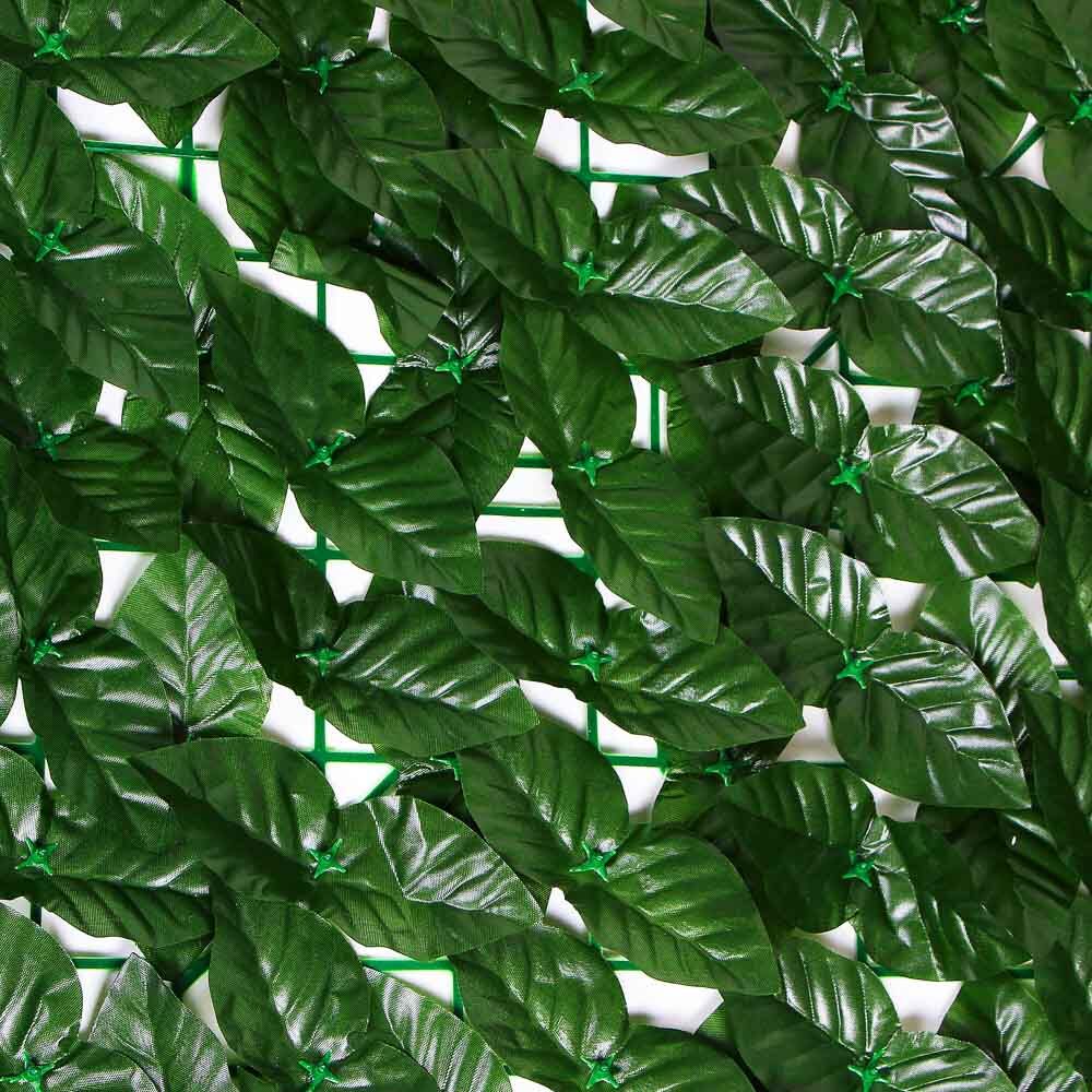 INBLOOM Ограждение из искусственных листьев, 1х3м, темный лист, рулон 3