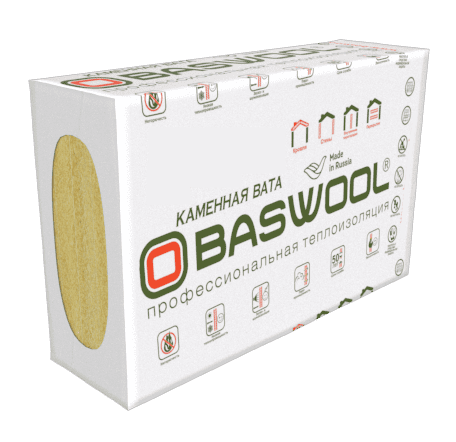 Минплита BASWOOL Вент Фасад 80 70 мм Baswool