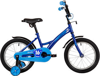 Велосипед Novatrack 16'' STRIKE синий, тормоз нож, 163STRIKE.BL22 16'' STRIKE синий тормоз нож 163STRIKE.BL22