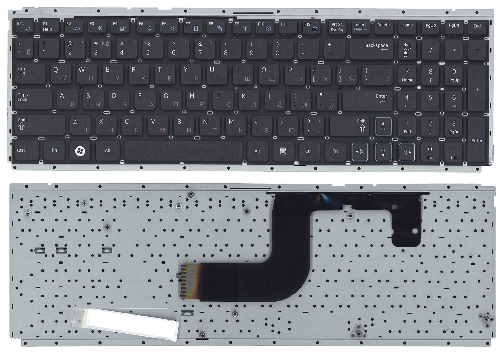 Клавиатура для ноутбука Samsung RC510 p/n: CNBA5902927DBYNF