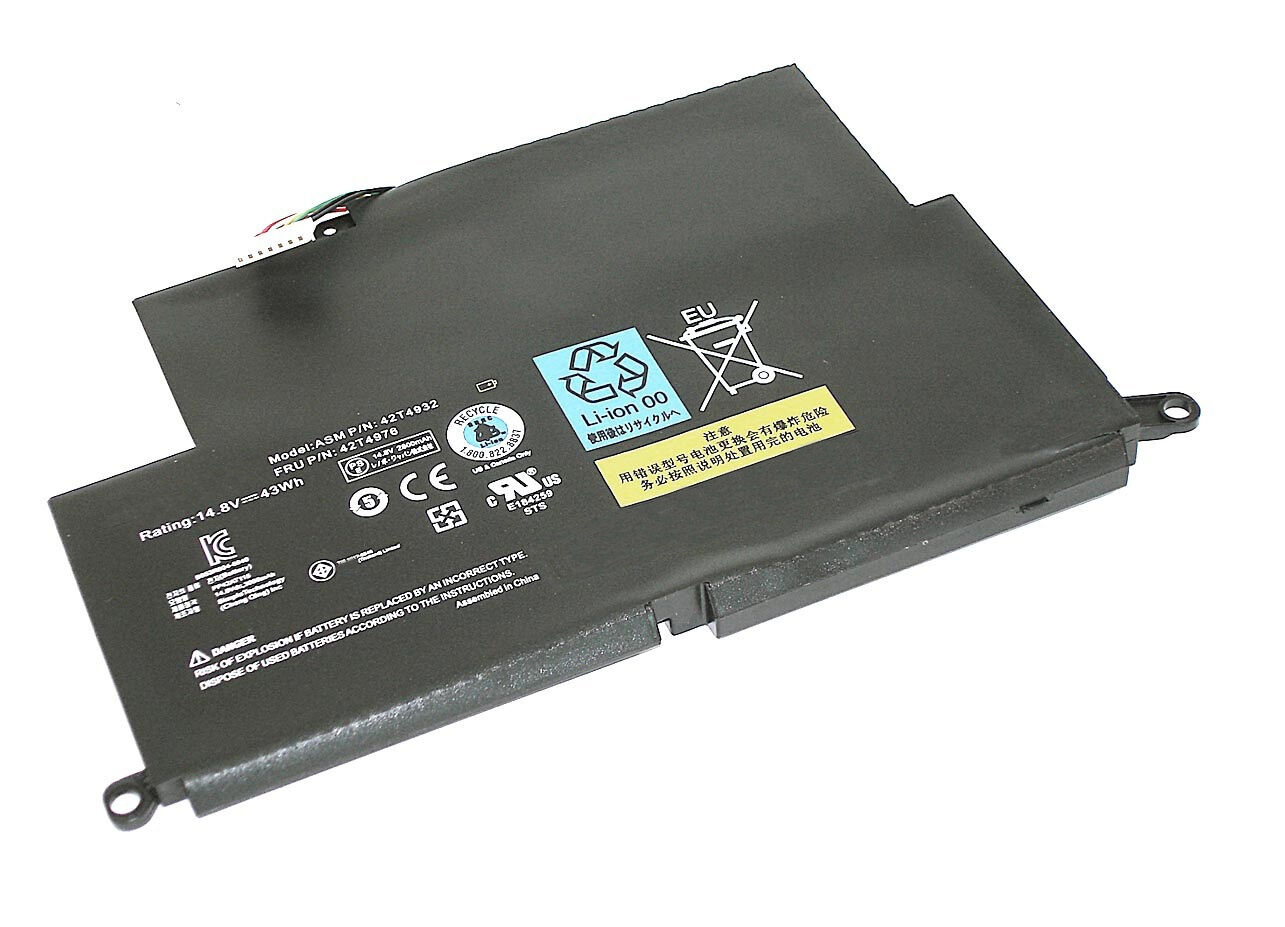 Аккумулятор для Lenovo E220s (14.8V 2800mAh) ORG p/n: 42T4932, 42T4933, 42T4934, 42T4935, 42T4976