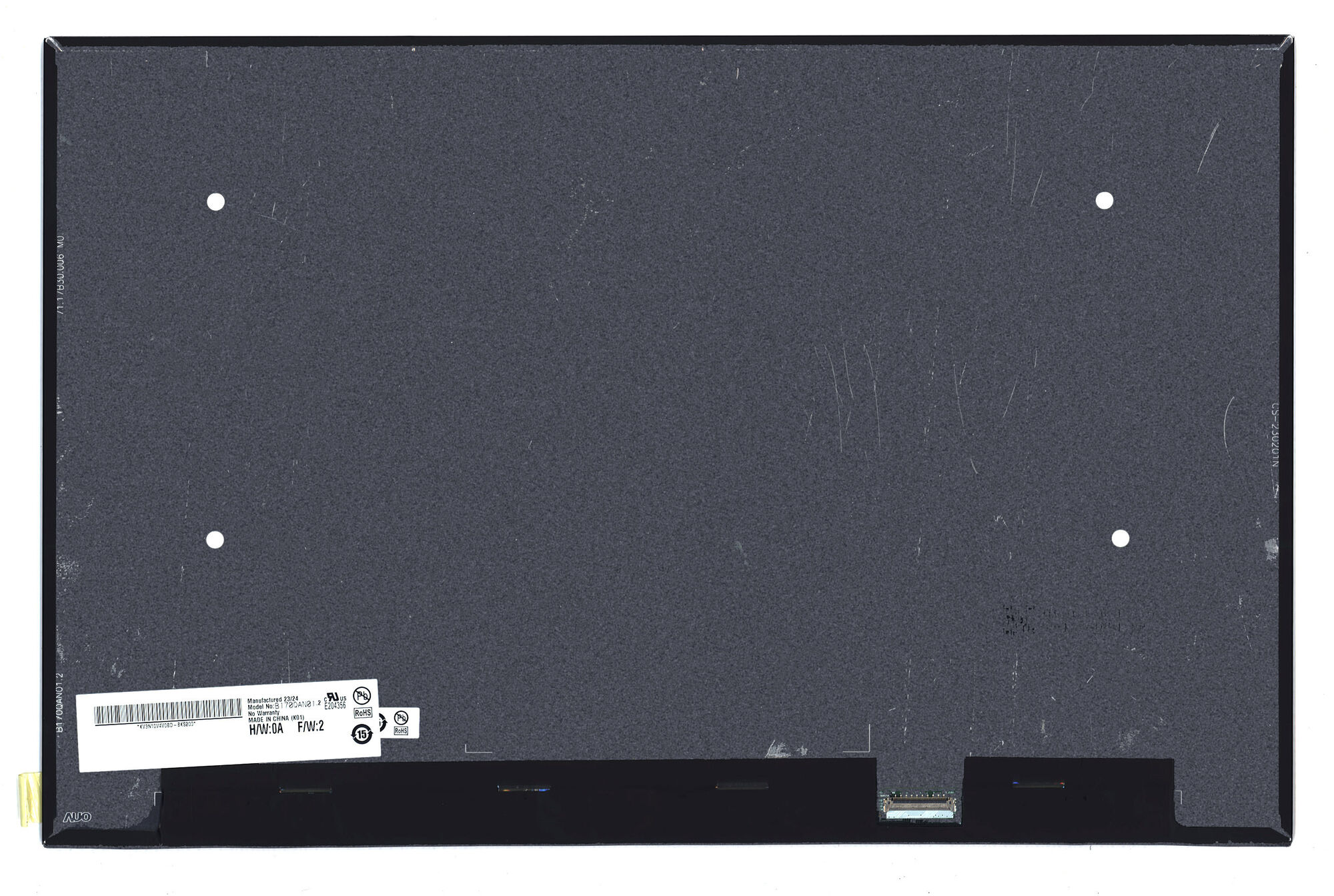 Матрица для ноутбука 17.3 1600x900 30pin eDp TN N173FGE-E23 Glossy 60Hz уценка Б/У