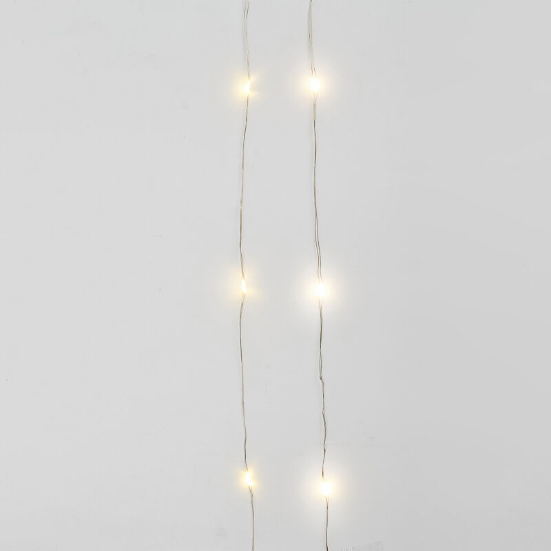 Гирлянда Роса с крупными каплями 2 м, 20 LED, теплое белое свечение, 2хCR2032 в комплекте NEON-NIGHT 3
