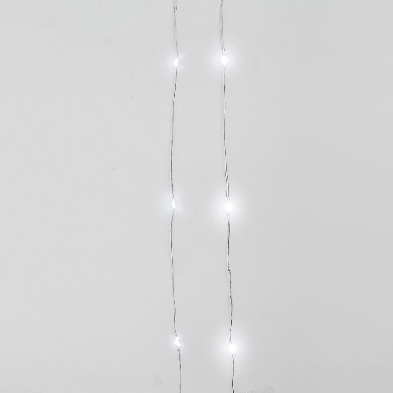 Гирлянда Роса с крупными каплями 2 м, 20 LED, белое свечение, 2хCR2032 в комплекте NEON-NIGHT 2