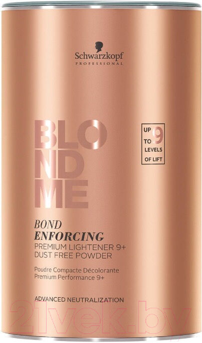 Порошок для осветления волос Schwarzkopf Professional BlondMe Bond Enforcing Premium Lightiner 9+