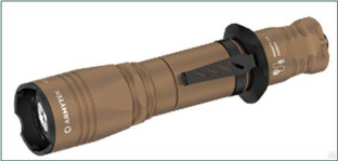 Фонарь Armytek Dobermann Pro Magnet USB Sand / Теплый / 1400 лм / 6°: 40° / 1x18650 (в комплекте) 