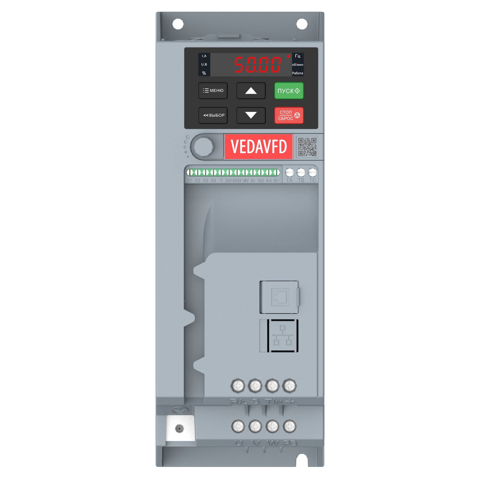 Преобразователь частотный VEDA Drive VF-51 4 кВт (380В,3 фазы) ABA00008 ABA00008 VEDA MC