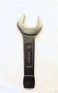 Ключ гаечный рожковый односторонний ударный оксидный 46 Sitomo 