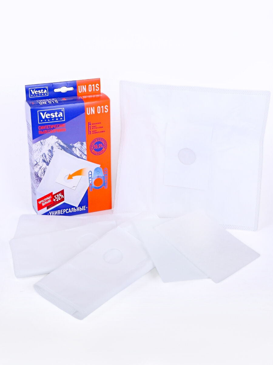 Комплект пылесборников VESTA UN01S, 4 шт. универсальные Vesta filter 36223 7
