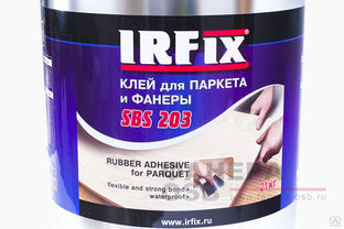 Клей IRFIX для паркета и фанеры каучуковый SBS 203 (21 кг) 