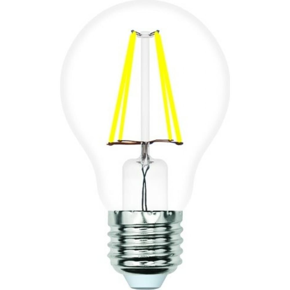 Светодиодная лампа Volpe LED-A60-6W/3000K/E27/CL/SLF