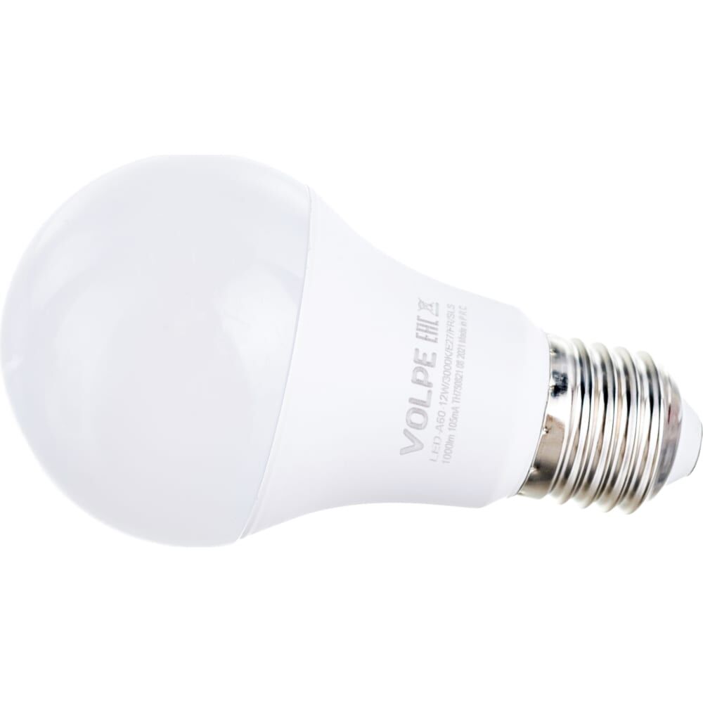 Светодиодная лампа Volpe LED-A60-12W/3000K/E27/FR/SLS