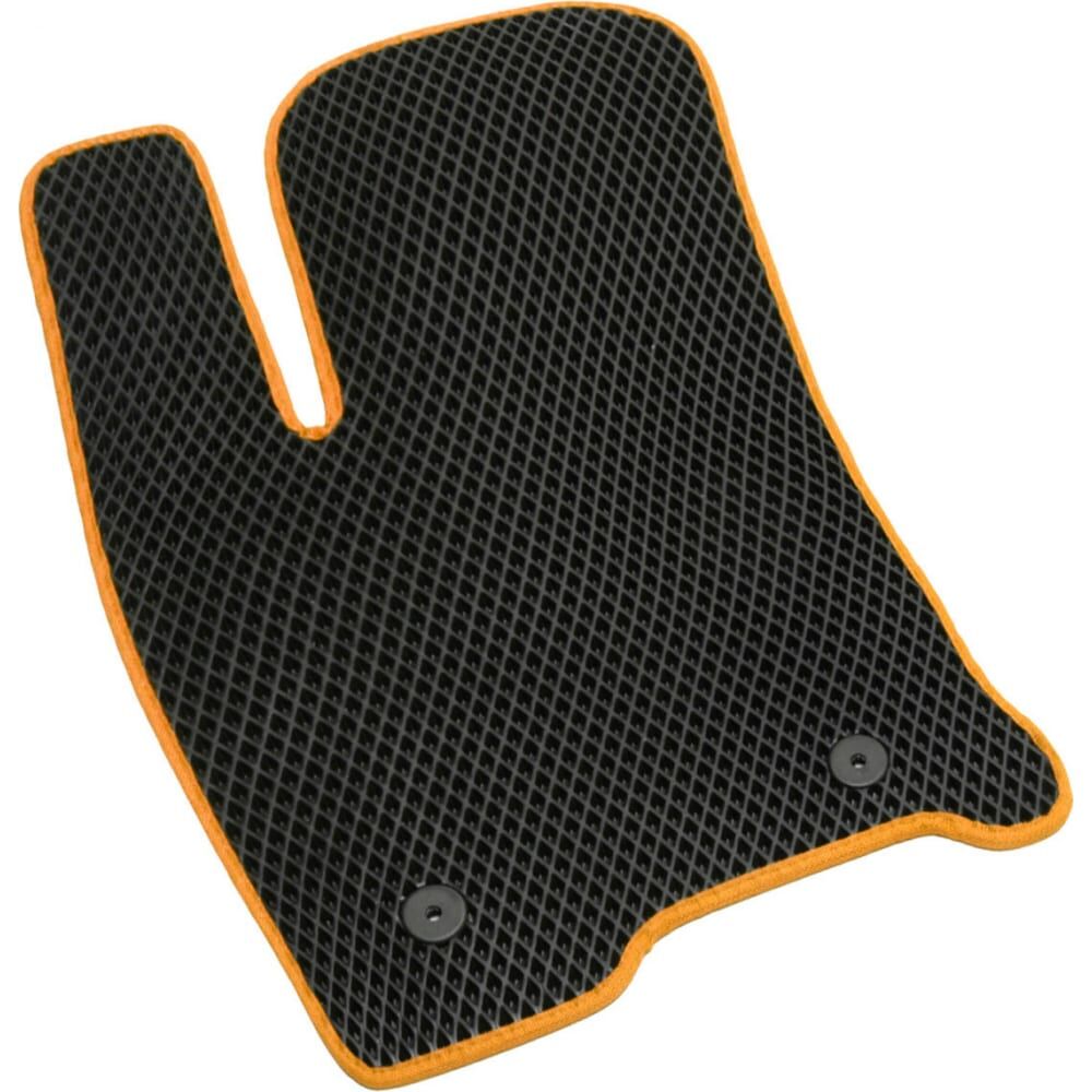 Водительский коврик для Smart Fortwo W451 2007-2014 Vicecar 1EV60001-оранжевый