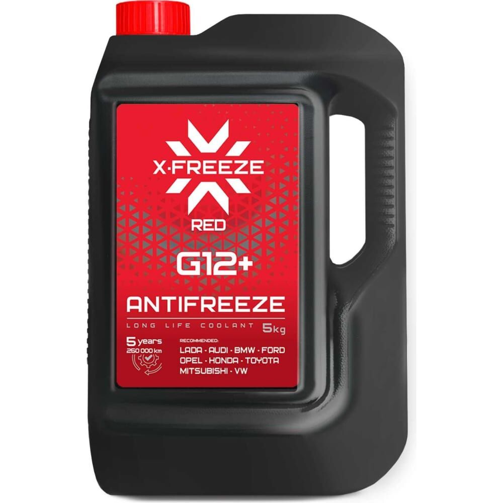 Антифриз для двигателя автомобиля X-Freeze G12+