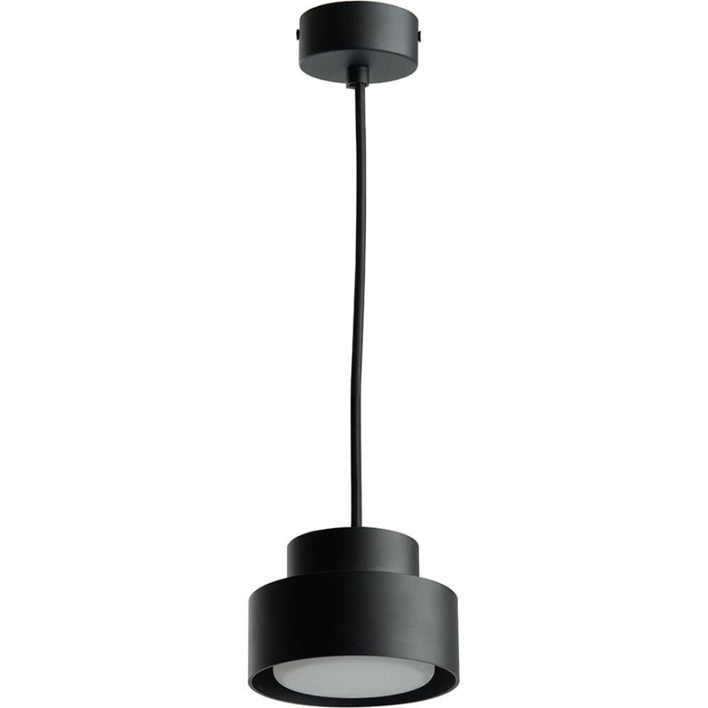 Потолочный светильник FERON hl3678 barrel aura levitation 12w, 230v, gx53, чёрный, на подвесе 1,7 м,