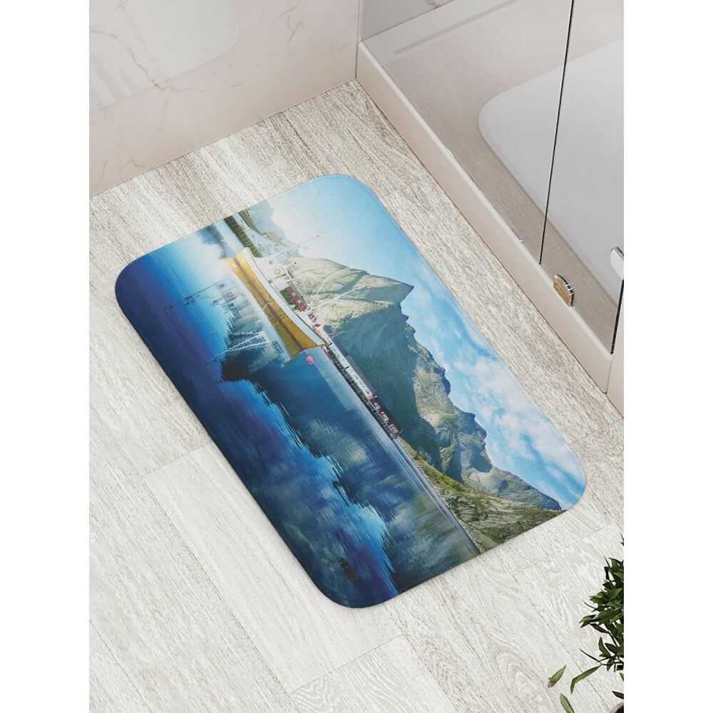 Противоскользящий коврик для ванной, сауны, бассейна JOYARTY Норвежские горы
