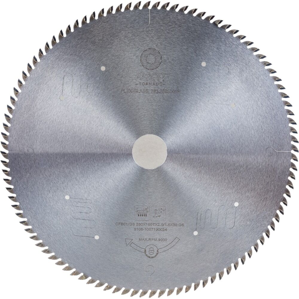 Пильный диск по плексигласу и пластику PROCUT 783.2603001P